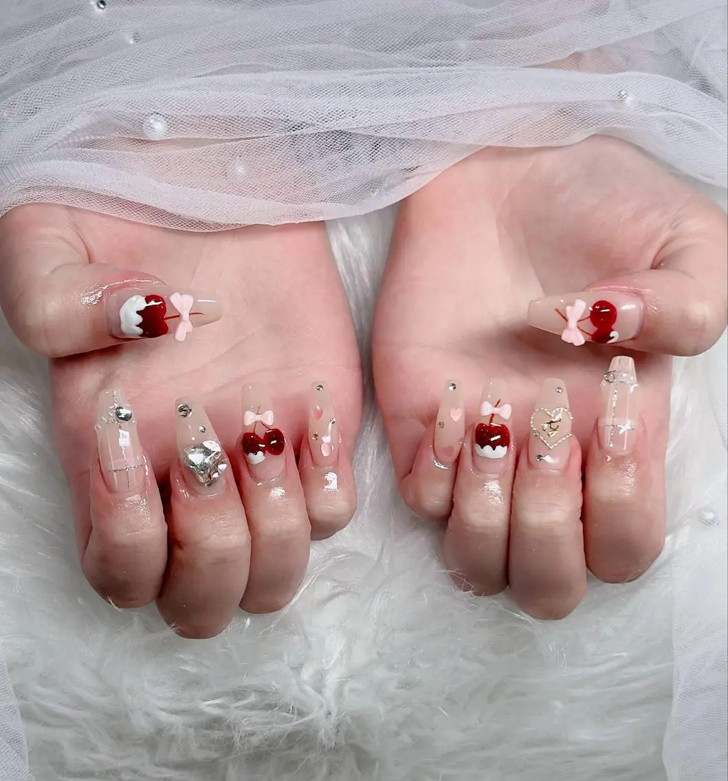 ネイル フレンチネイル ジェルネイル ハロウィン 韓国ネイル マグネットネイル Chibi h.babynailのネイルデザイン