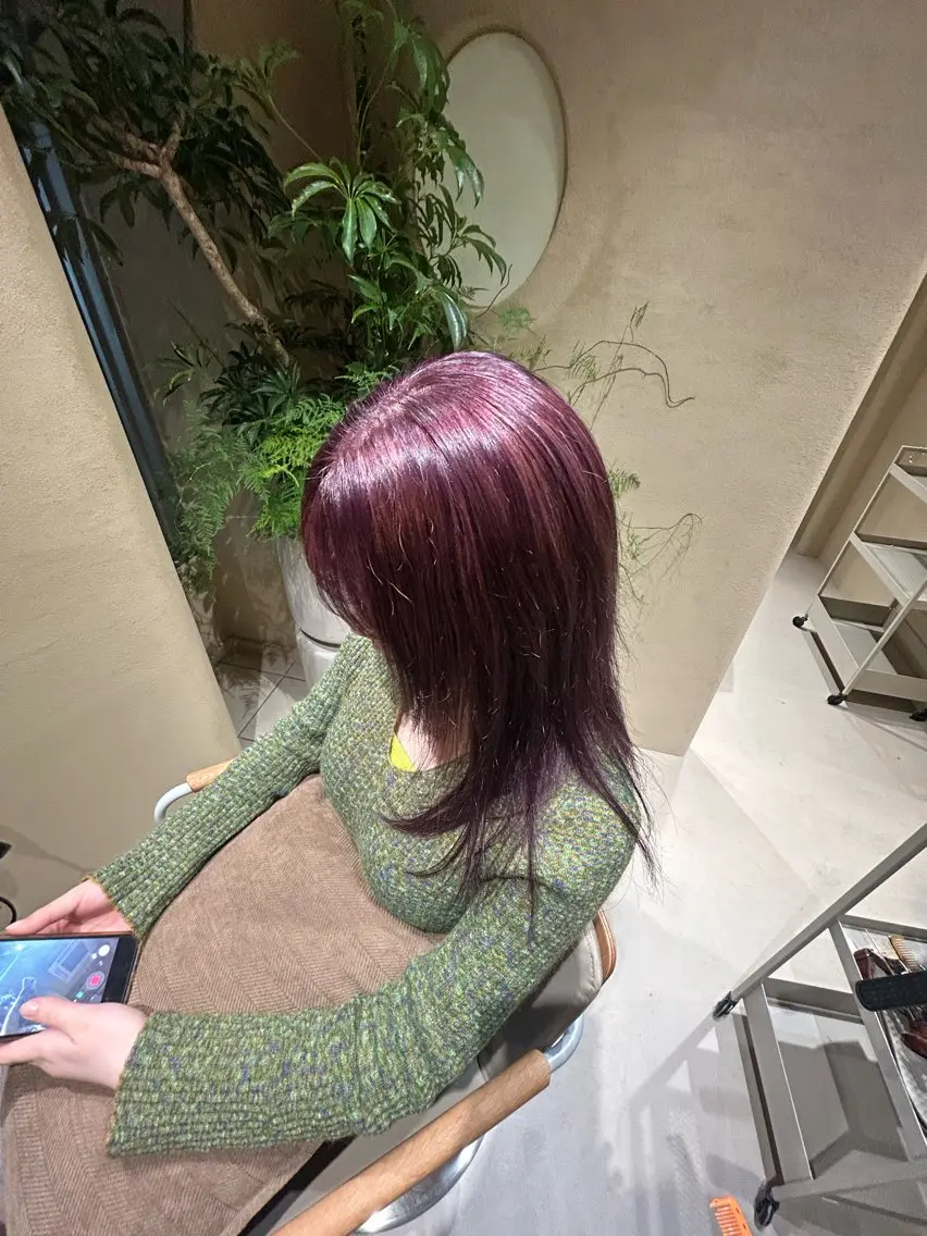 カラー ヘアカラー 小川 ゆきなのヘアスタイル