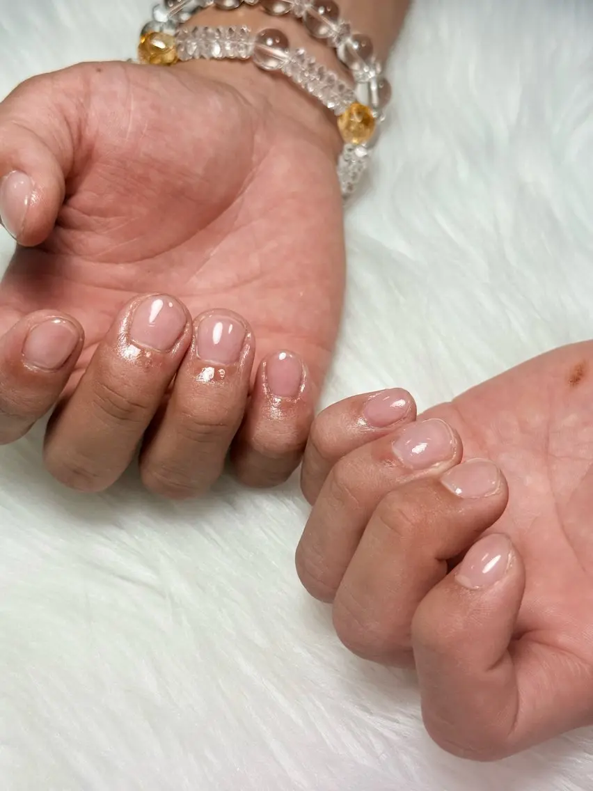 ショート メンズ ハンドネイル エム ⭐︎のネイルデザイン