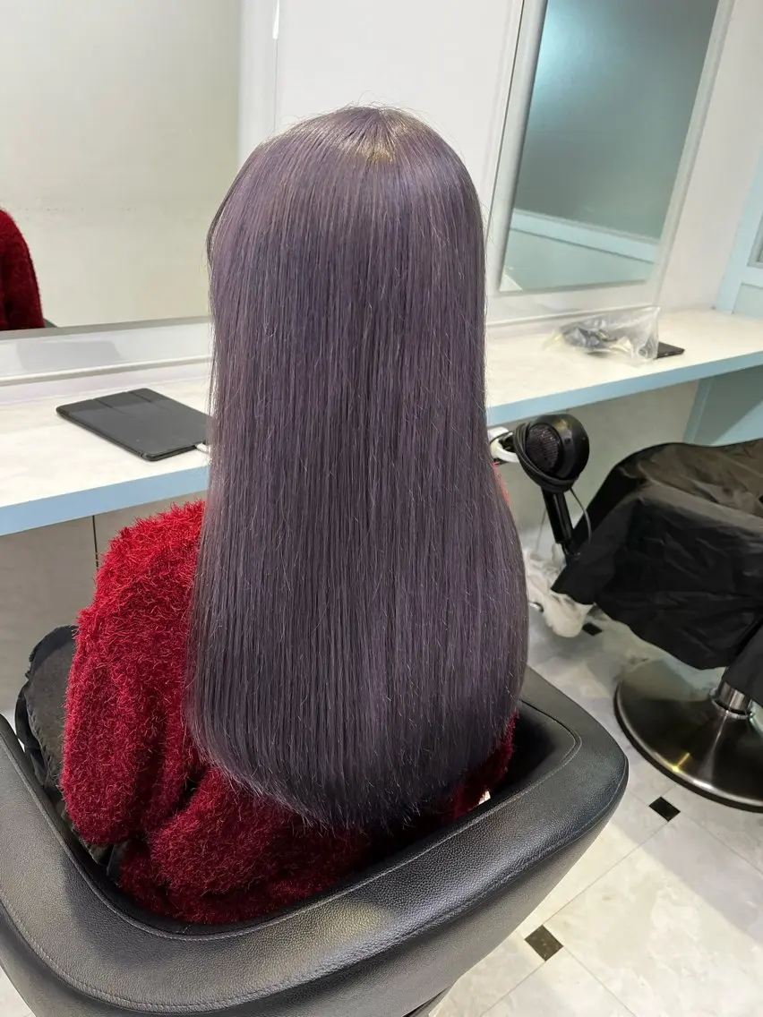 ロング カラー ヘアカラー トリートメント ブリーチカラー 🩵MIZUKIのヘアスタイル