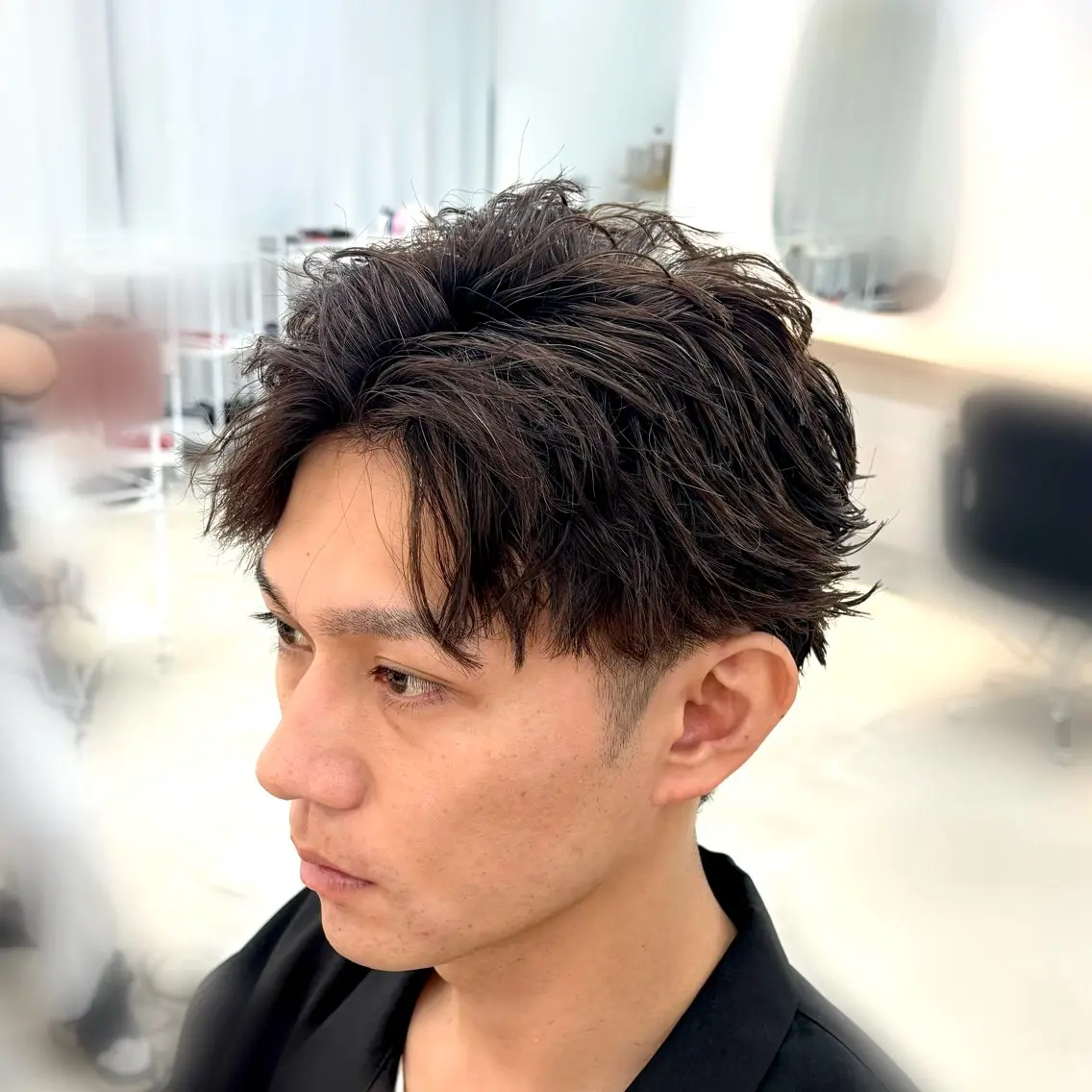 【✨短髪でもオシャレに✨】カット➕ピンパーマの写真