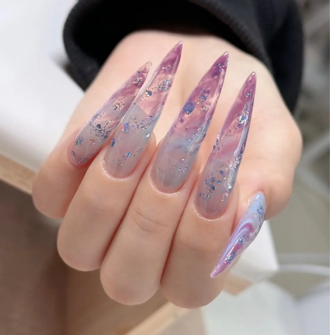 ネイル アートネイル 成人式 ジェルネイル ニュアンスネイル 夏ネイル ハンドネイル neco H.babynailのネイルデザイン