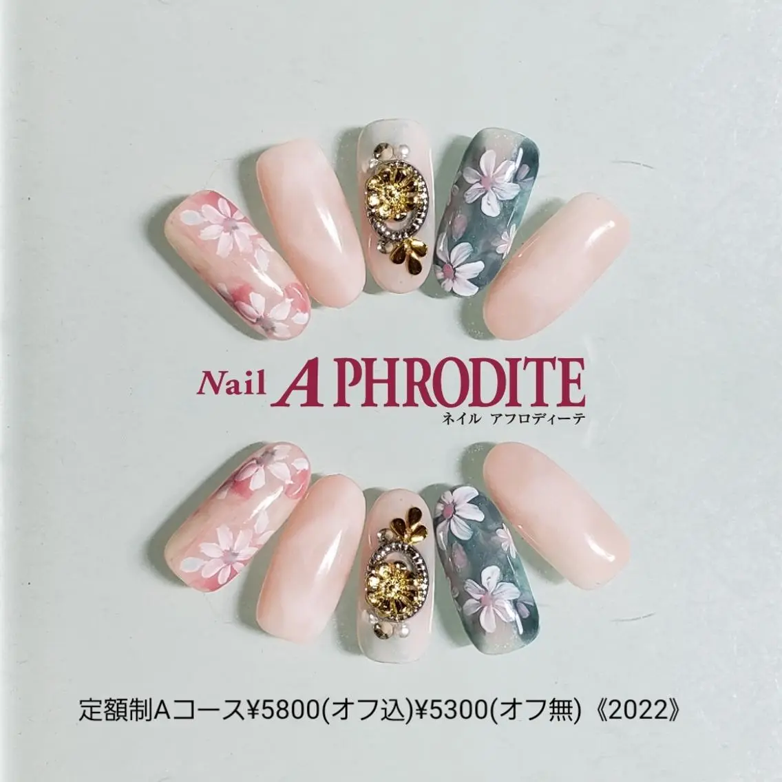 ネイル 持ち込み ニュアンスネイル ハンドネイル Nail Aphroditeのネイルデザイン