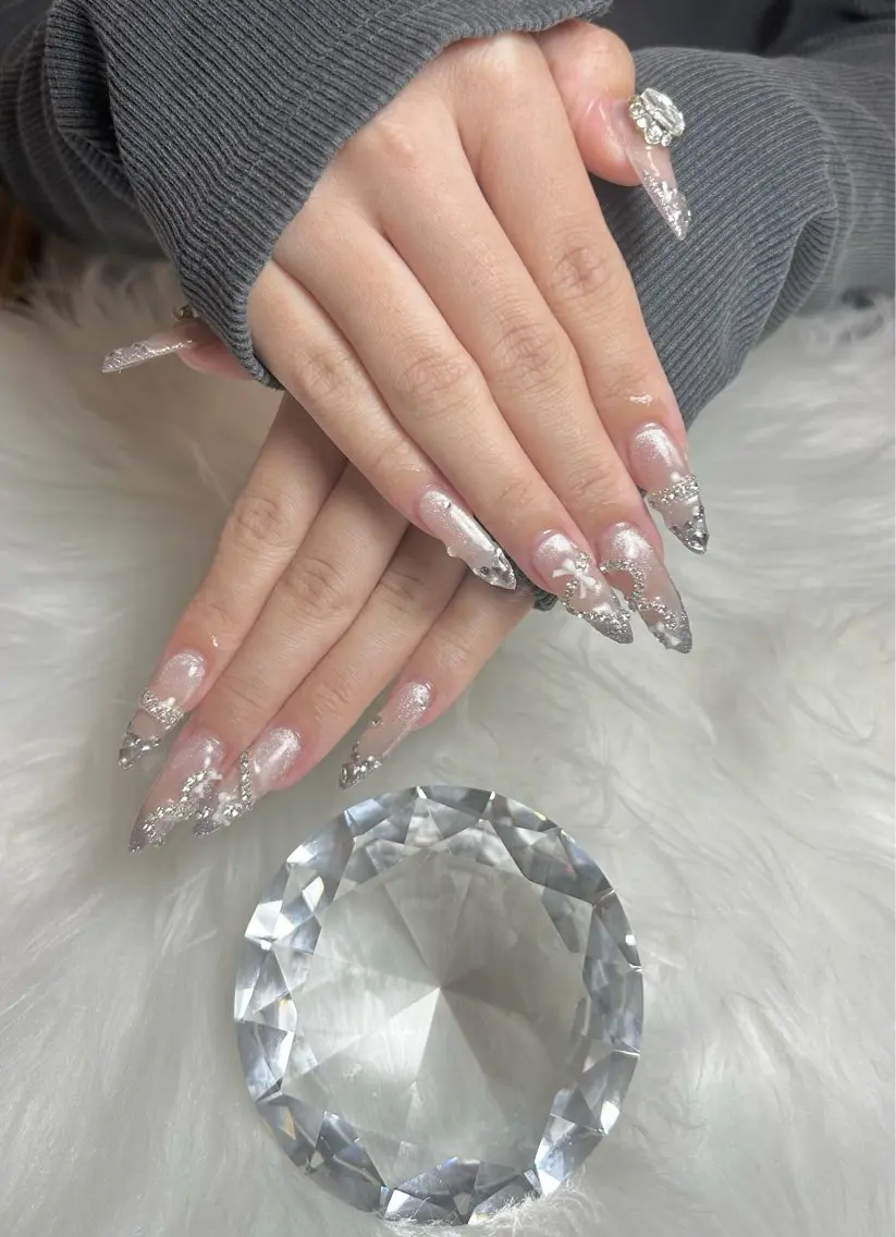 ネイル 長さ出し 持ち込み Luxe nailのネイルデザイン