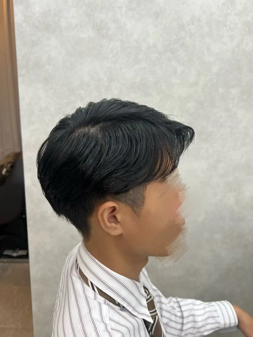 メンズ ニュアンスパーマ🌀 毛流れ🩶イザベラのヘアスタイル