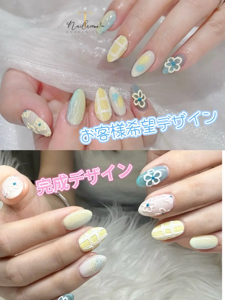 🖐🏻ハンド【初回、自店1ヶ月以内オフ無料】持ち込み150分(アート8本)の写真