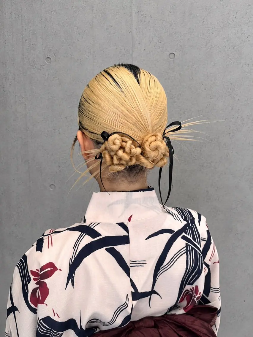 ヘアアレンジ ヘアセット 韓国style>> 伊藤咲のヘアスタイル