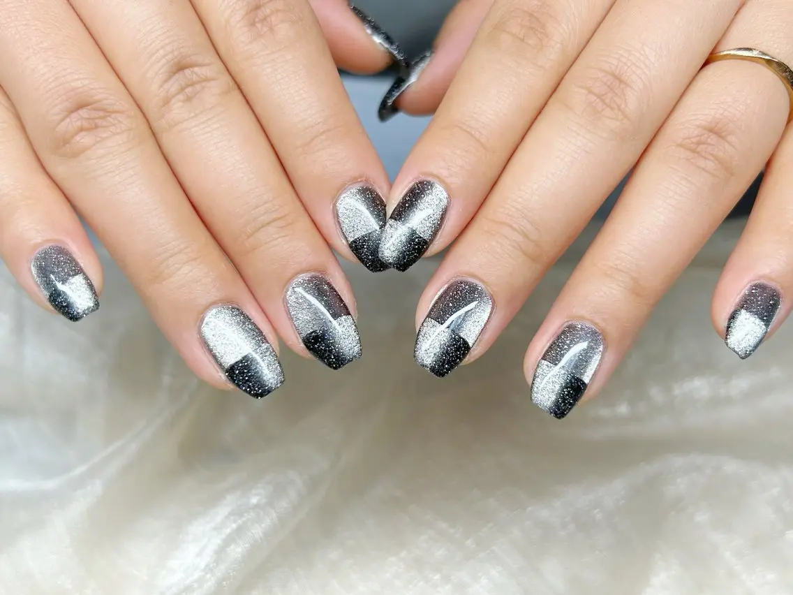 ネイル アートネイル 成人式 長さ出し フットネイル マグネットネイル ハンドネイル Lino Nailのネイルデザイン