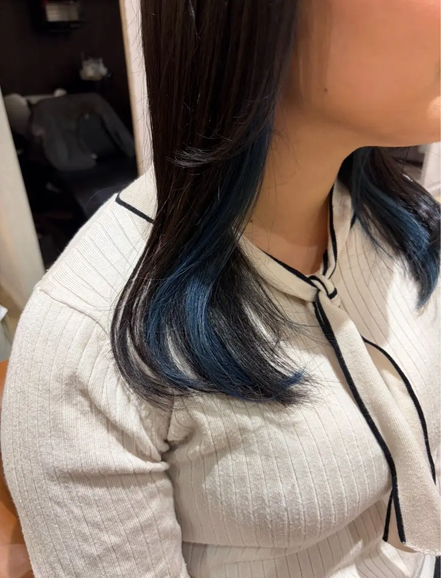セミロング ヘアカラー カラーモデル募集中✨ MIKUのヘアスタイル