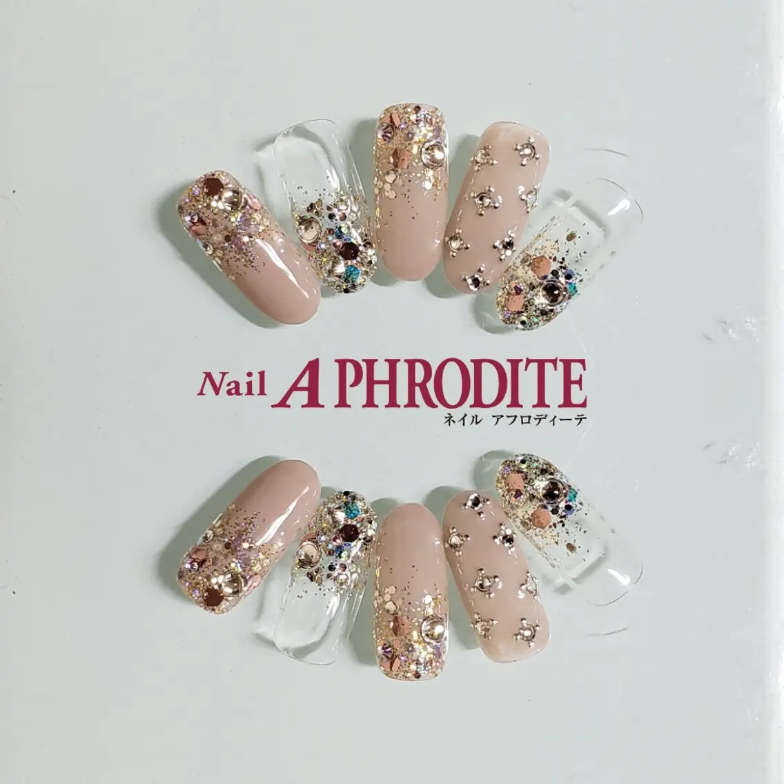 ネイル ジェルネイル ニュアンスネイル スカルプネイル ソフトジェル ネイルチップ ハンドネイル Nail  Aphroditeのネイルデザイン