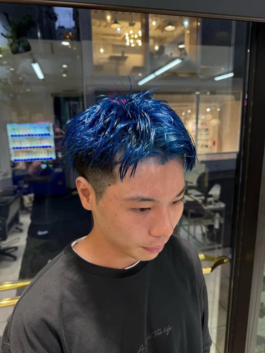 カラー メンズ カット ヘアカラー トリートメント ヘアセット 【バレイヤージュ】 🔥メンズRYUTAのヘアスタイル