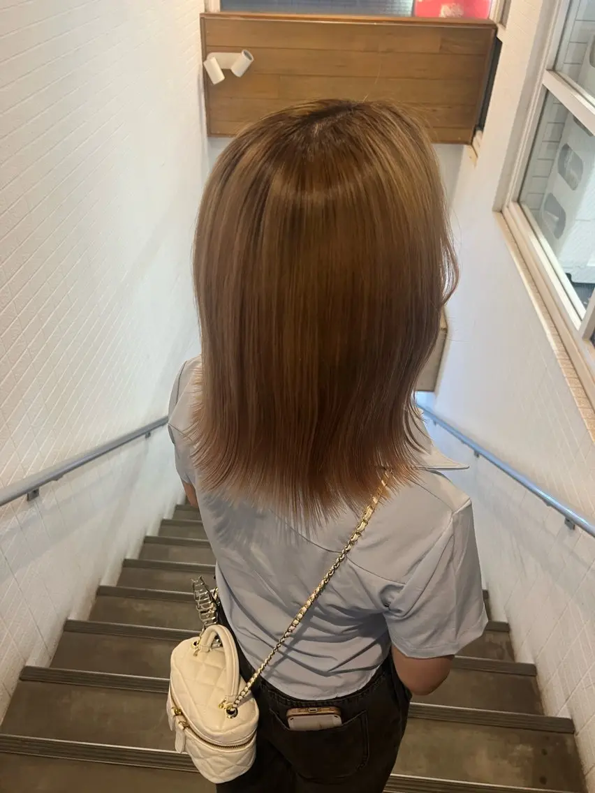 ミディアム 🥑MaNO コムギ🥑のヘアスタイル