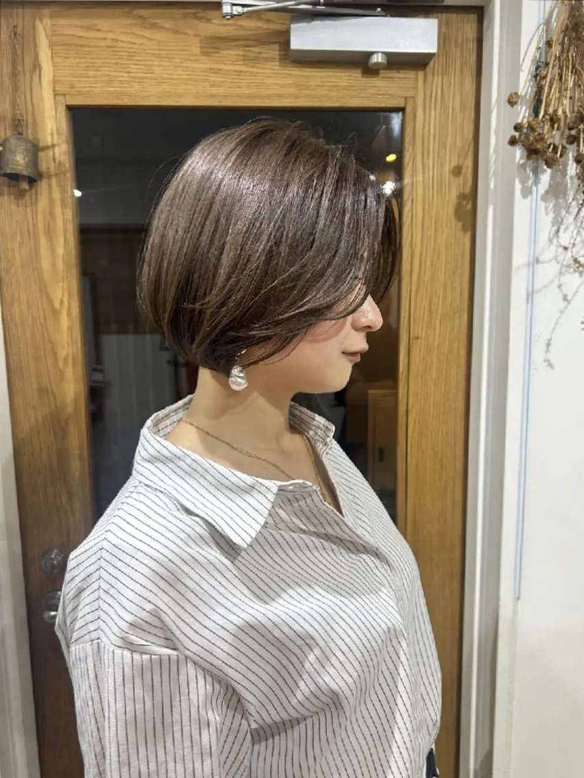 ショート ボブ人気No,1✨ TAME副店長のヘアスタイル