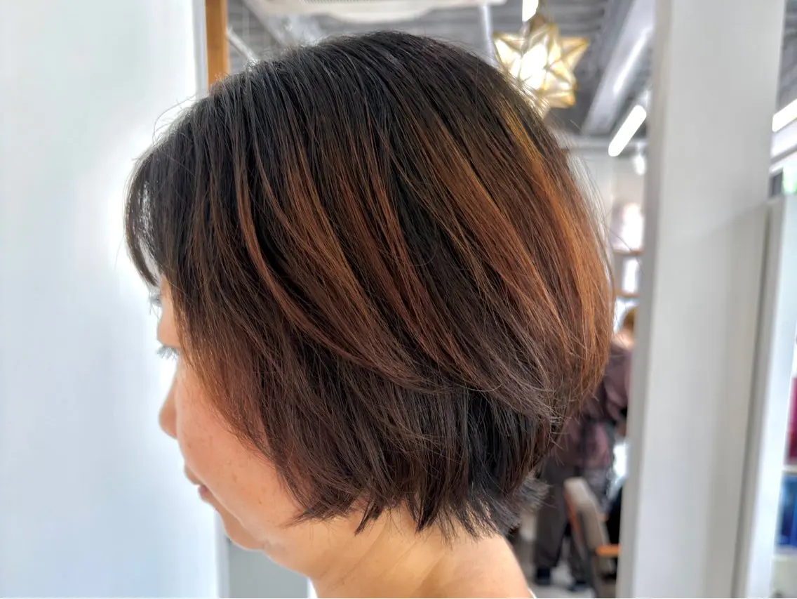 ショート ショートボブ ボブ ショートヘア KOTKA 大山和希のヘアスタイル