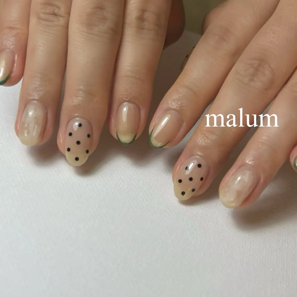 ネイル ハンドネイル malum nailのネイルデザイン