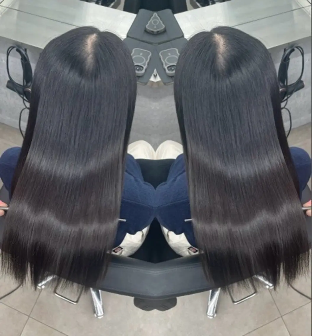 ロング 髪質改善 レイヤーカット 縮毛矯正 カット トリートメント 🌈縮毛矯正特化 No.1 SORAのヘアスタイル