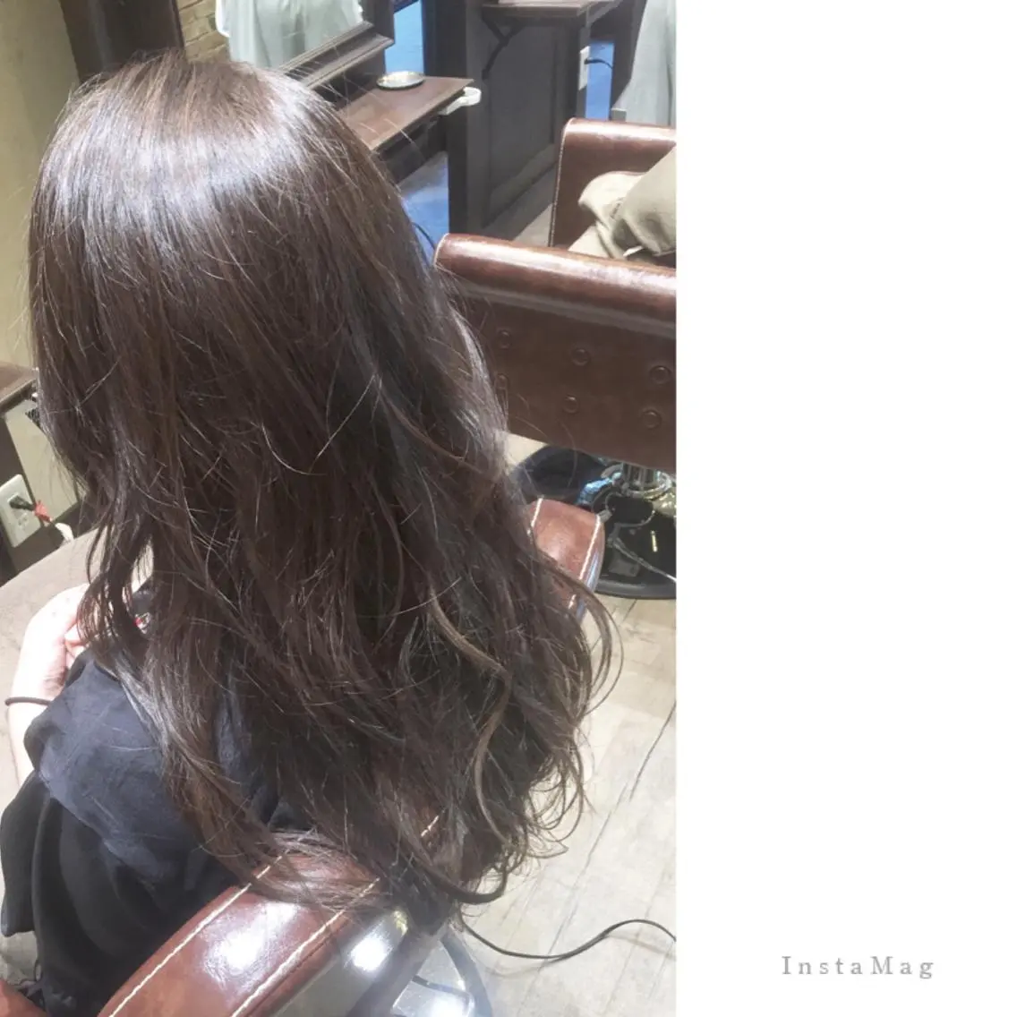 ロング カラー アッシュ ブリーチ ハイライトカラー ハイライト Lyhair🦊🎀 AKIのヘアスタイル
