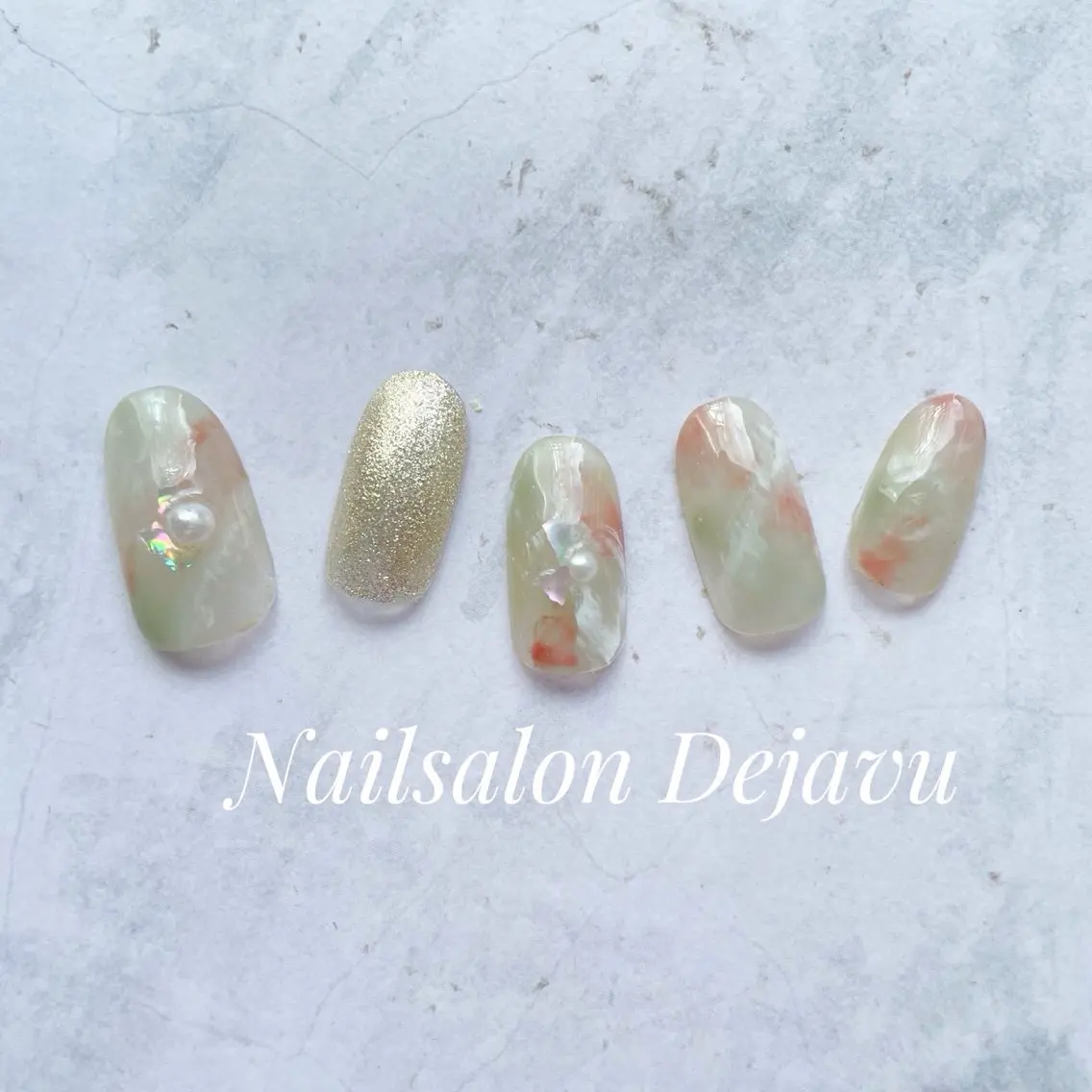 ネイル ハンドネイル Nail salon Dejavu 🌿のネイルデザイン