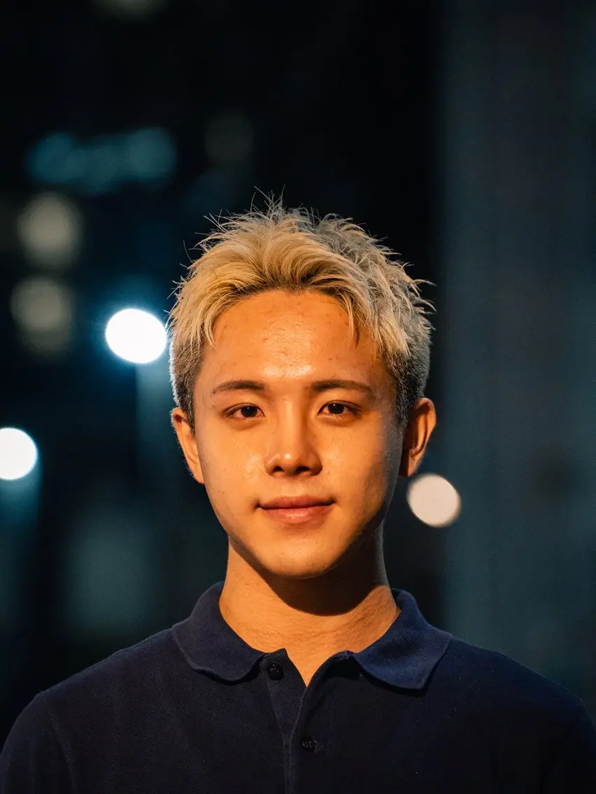 ショート カラー パーマ メンズ 刈り上げ 🔗メンズサロン🔗 Kieのヘアスタイル