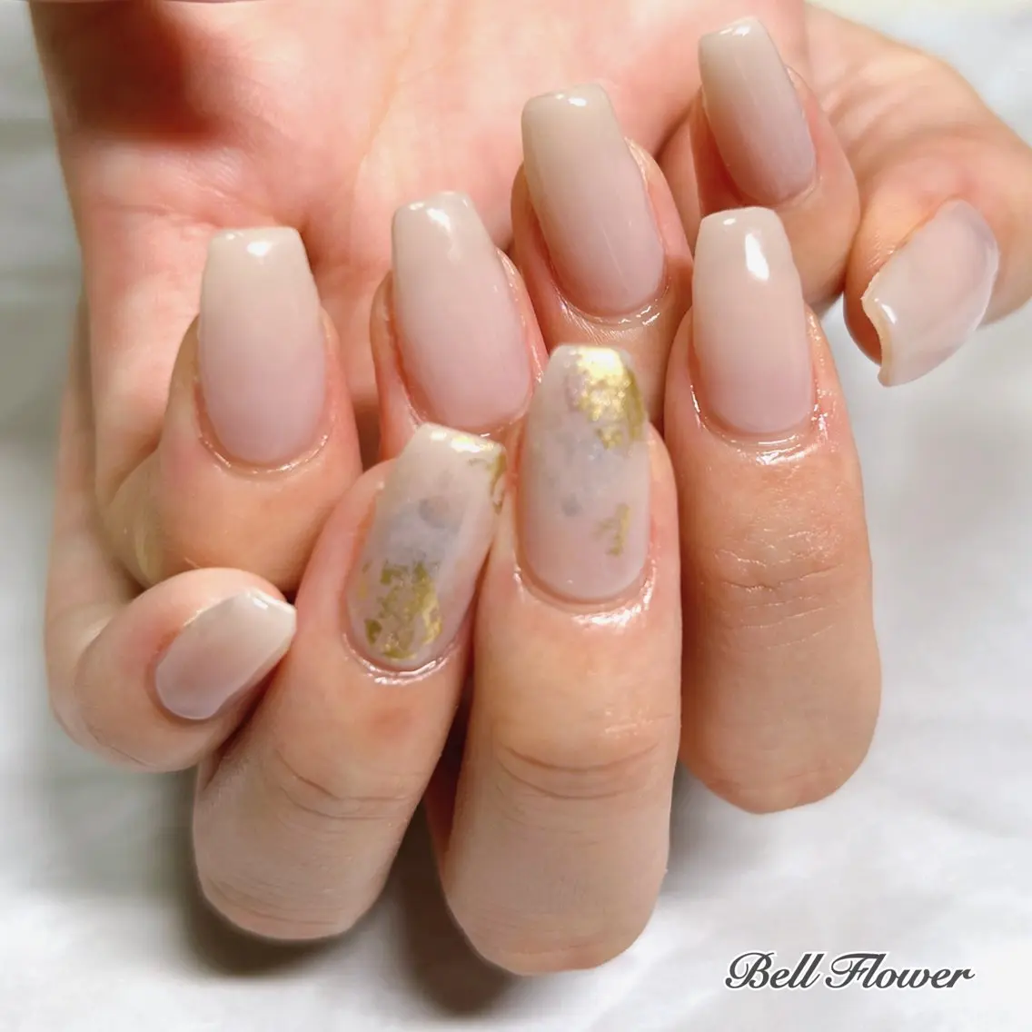 ネイル ハンドネイル Bell Flowerのネイルデザイン
