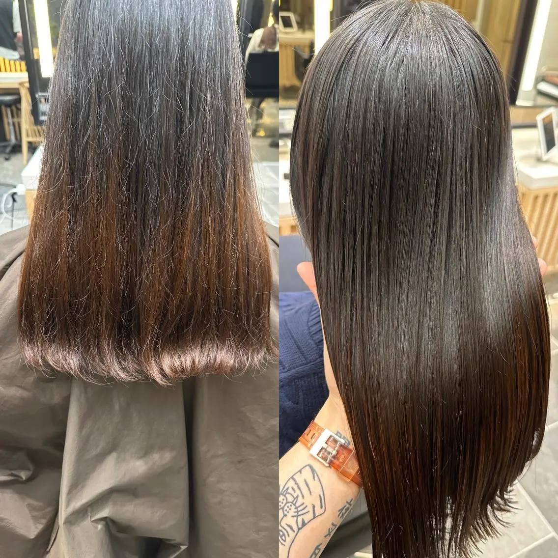 セミロング カラー ♡レイヤーカット れお♡のヘアスタイル