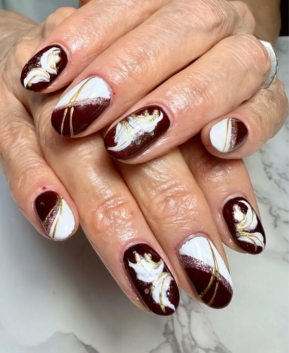 ネイル アートネイル チークネイル フラッシュネイル フラッシュマグ フレンチネイル Mai’s nailのネイルデザイン