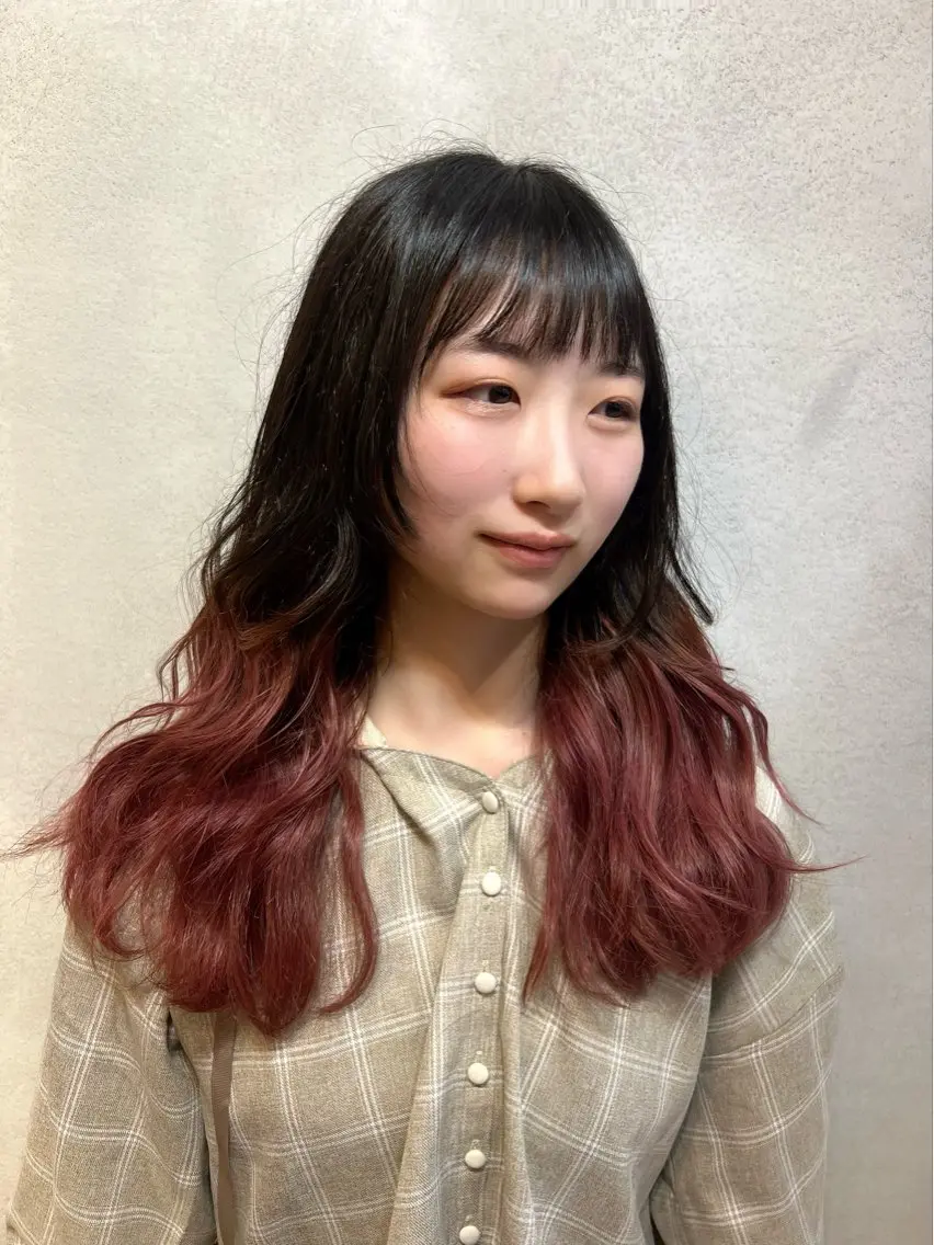 ミディアム カラー カット ヘアカラー トリートメント 最高級髪質改善🥇 小玉美菜のヘアスタイル