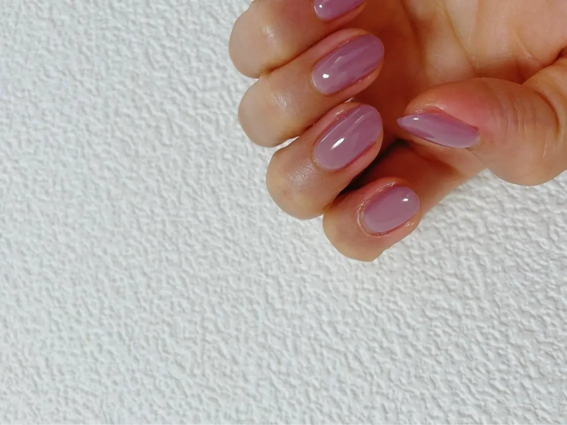 ネイル ワンカラーネイル kiki nail たまプラーザのネイルデザイン