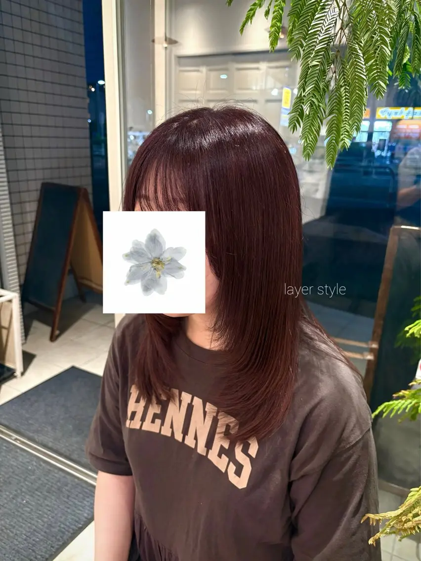 ミディアム えんどう ゆめはのヘアスタイル
