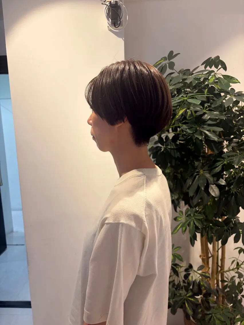 ショート ハンサムショート ショートヘア 光岡 玲遠のヘアスタイル