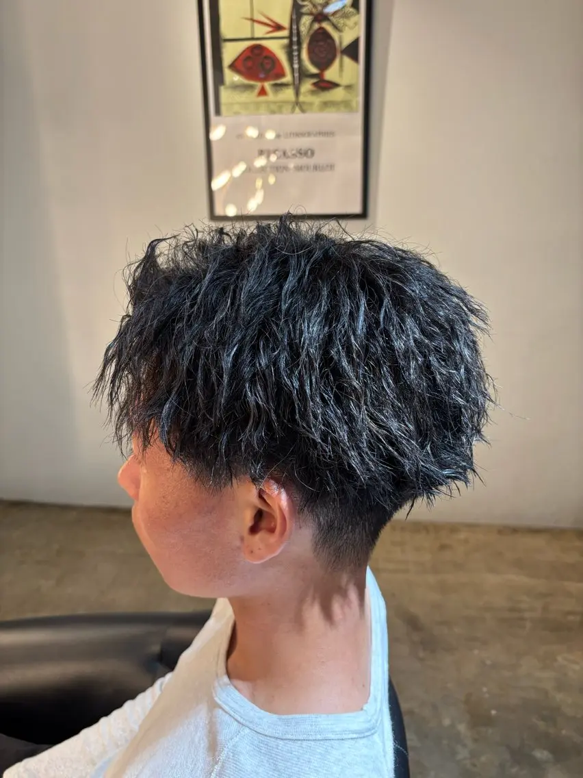 パーマ メンズ メンズパーマ メンズツイストパーマ ツイストパーマ パーマ 🌀メンズパーマ🌀 平川海夢のヘアスタイル