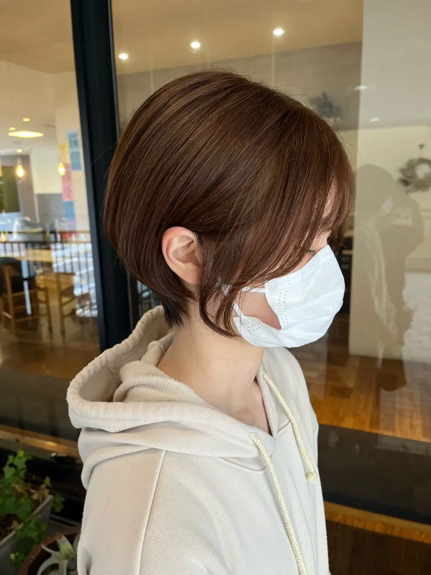 ショート 田中 結月のヘアスタイル