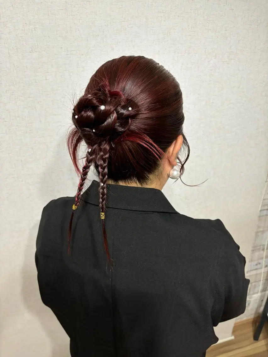 ヘアアレンジ ヘアセット hair salon【クラン】のヘアスタイル