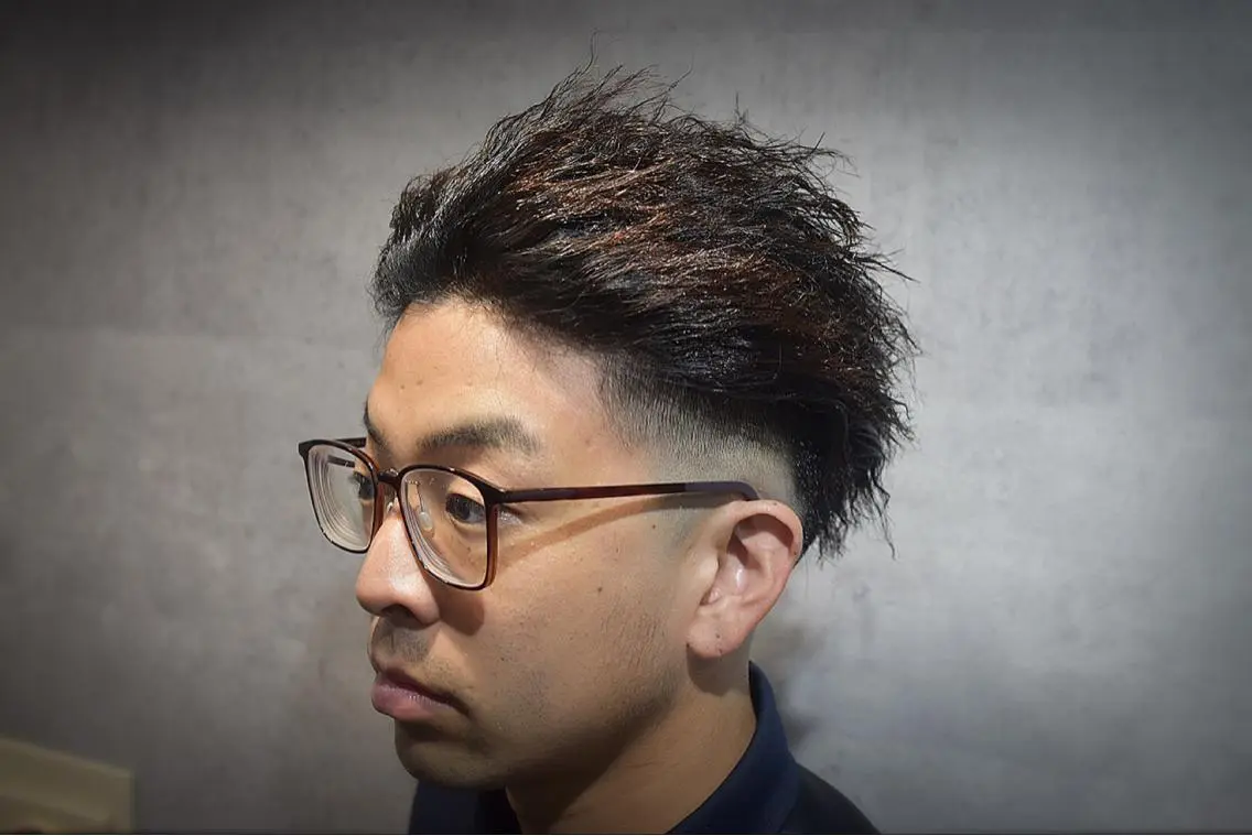 ショート パーマ ヘアアレンジ メンズ 中西 将斗のヘアスタイル
