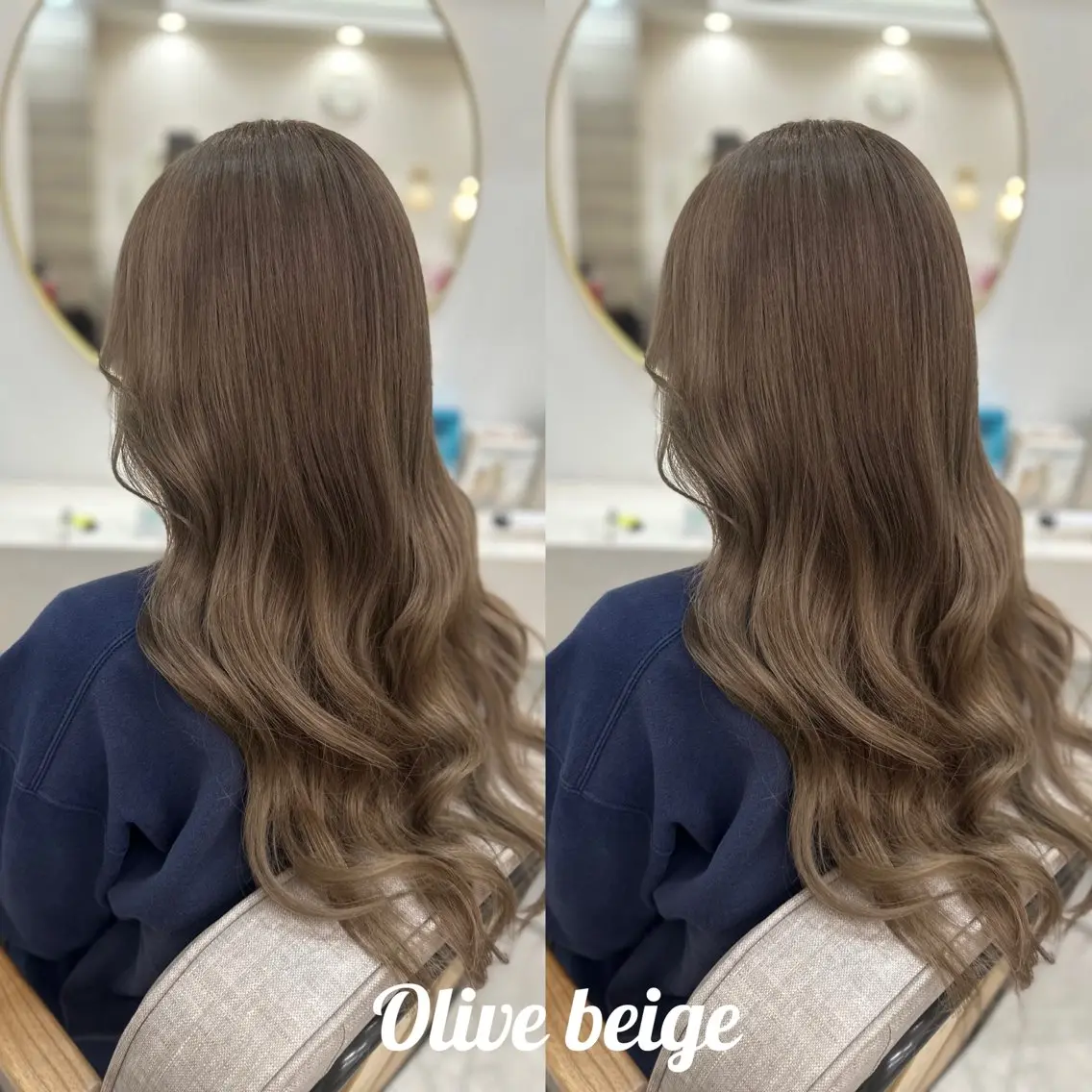ロング ヘアカラー トリートメント lovis🧸ゆうあ 🧸/透明感カラーのヘアスタイル