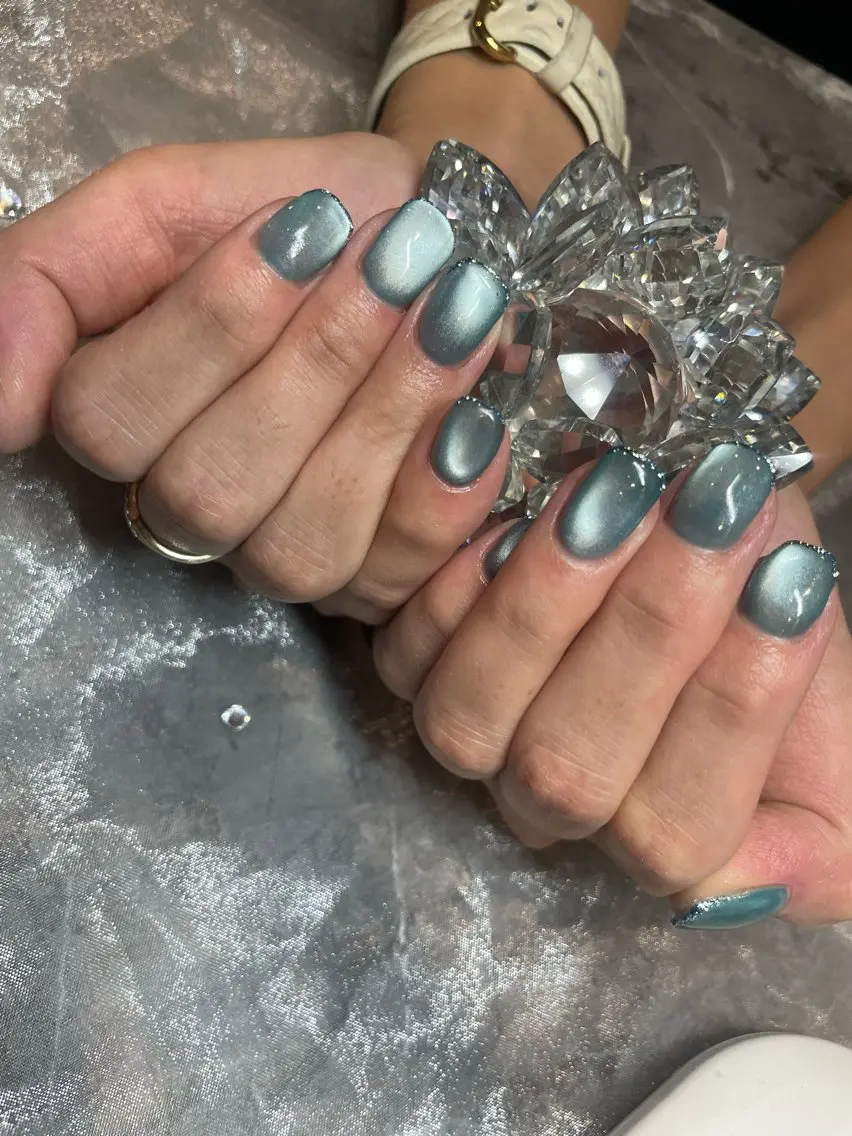 ネイル フレンチネイル マグネットネイル ハンドネイル Dahlia Beauty赤松玲奈のネイルデザイン
