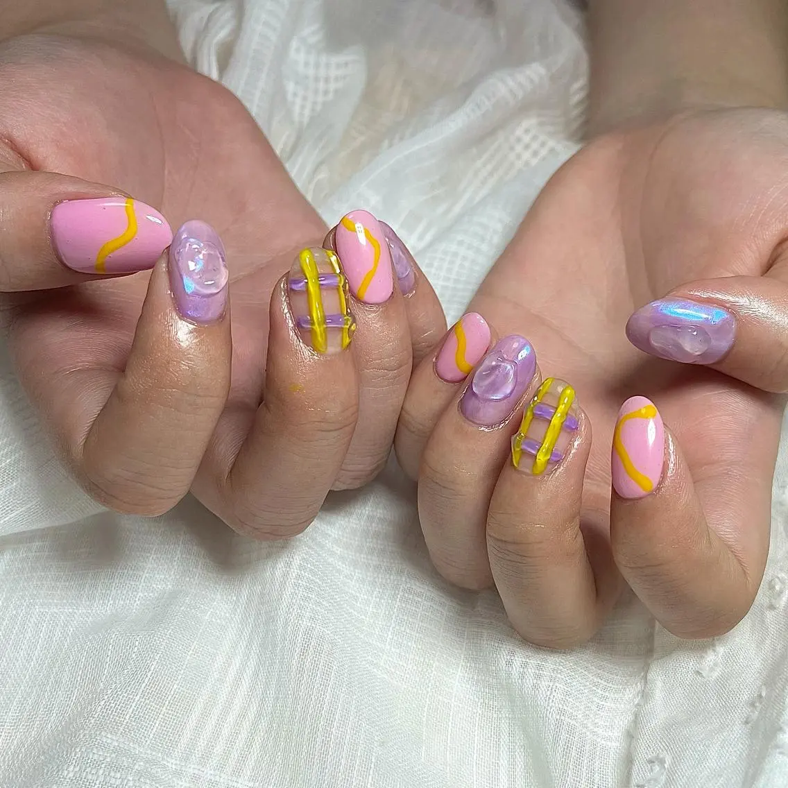 ネイル ハンドネイル Nailsalon BLOOM🌷 山崎のネイルデザイン