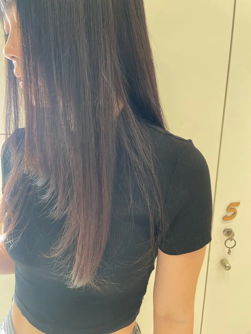 ロング レイヤーカット CRECE♪山下 琴未のヘアスタイル