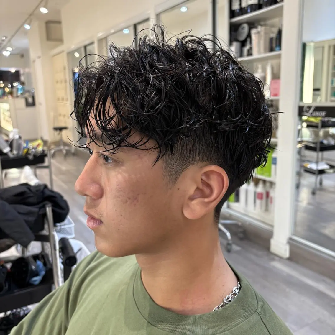 パーマ メンズ メンズパーマ スパイラルパーマ 田渕 涼/メンズヘア特化のヘアスタイル
