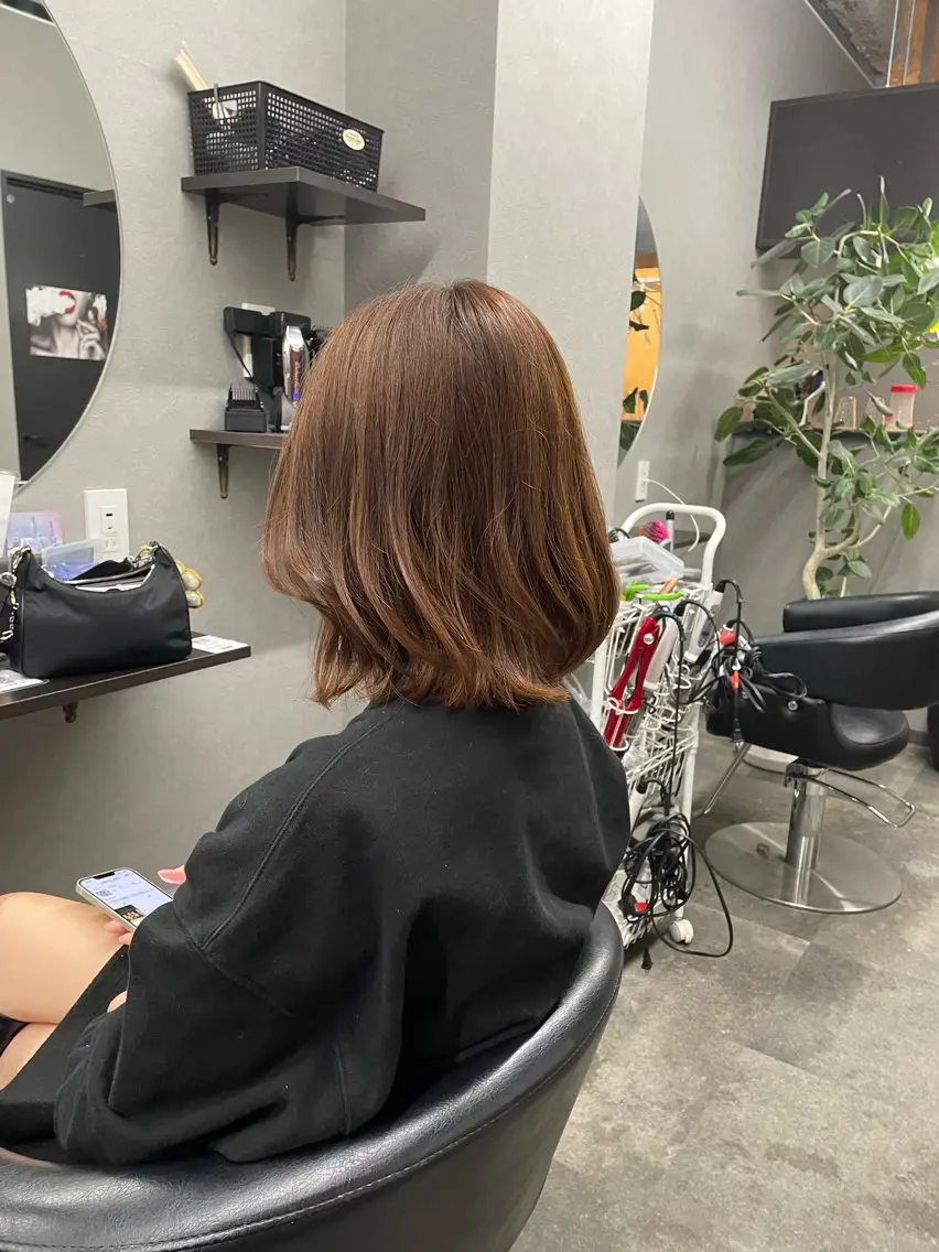 ミディアム ヘアセット 🌹ミラクル美容師 🌹くっぽのヘアスタイル