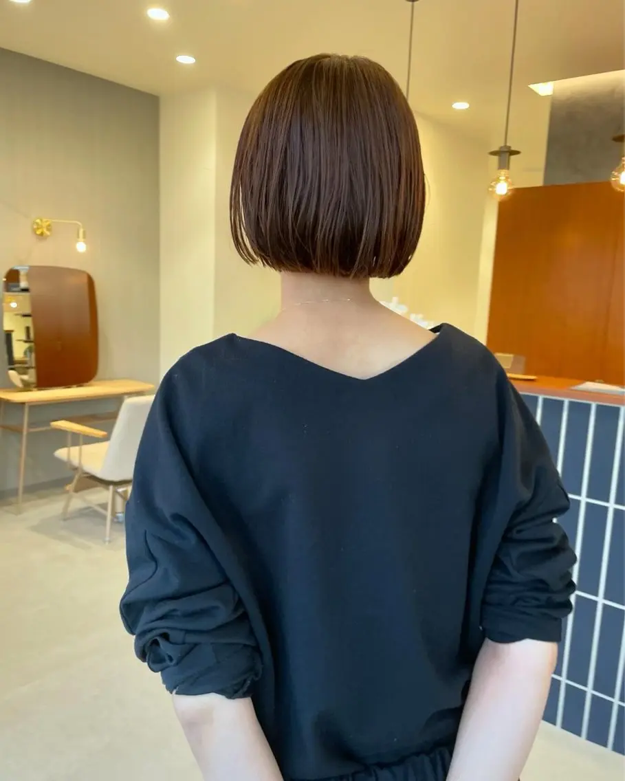 ミディアム 松尾 葵依のヘアスタイル