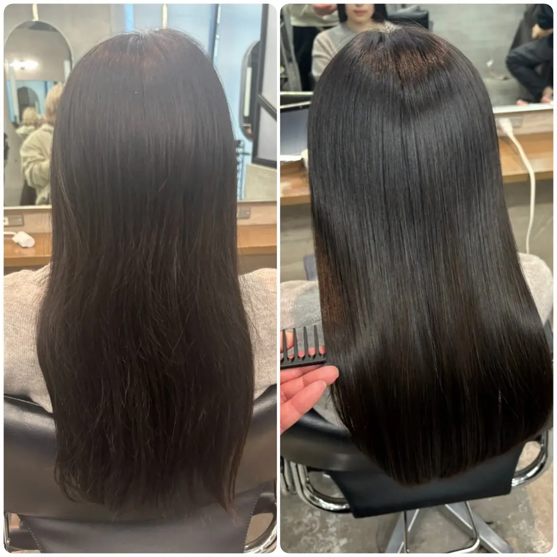 セミロング カット 縮毛矯正 トリートメント 🍎縮毛矯正特化🍎 にしごおりのヘアスタイル
