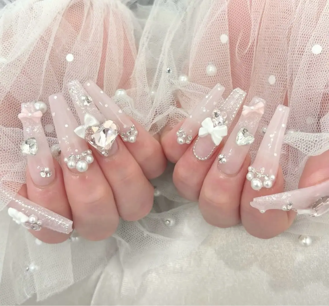 ネイル 長さ出し Mi nailsのネイルデザイン