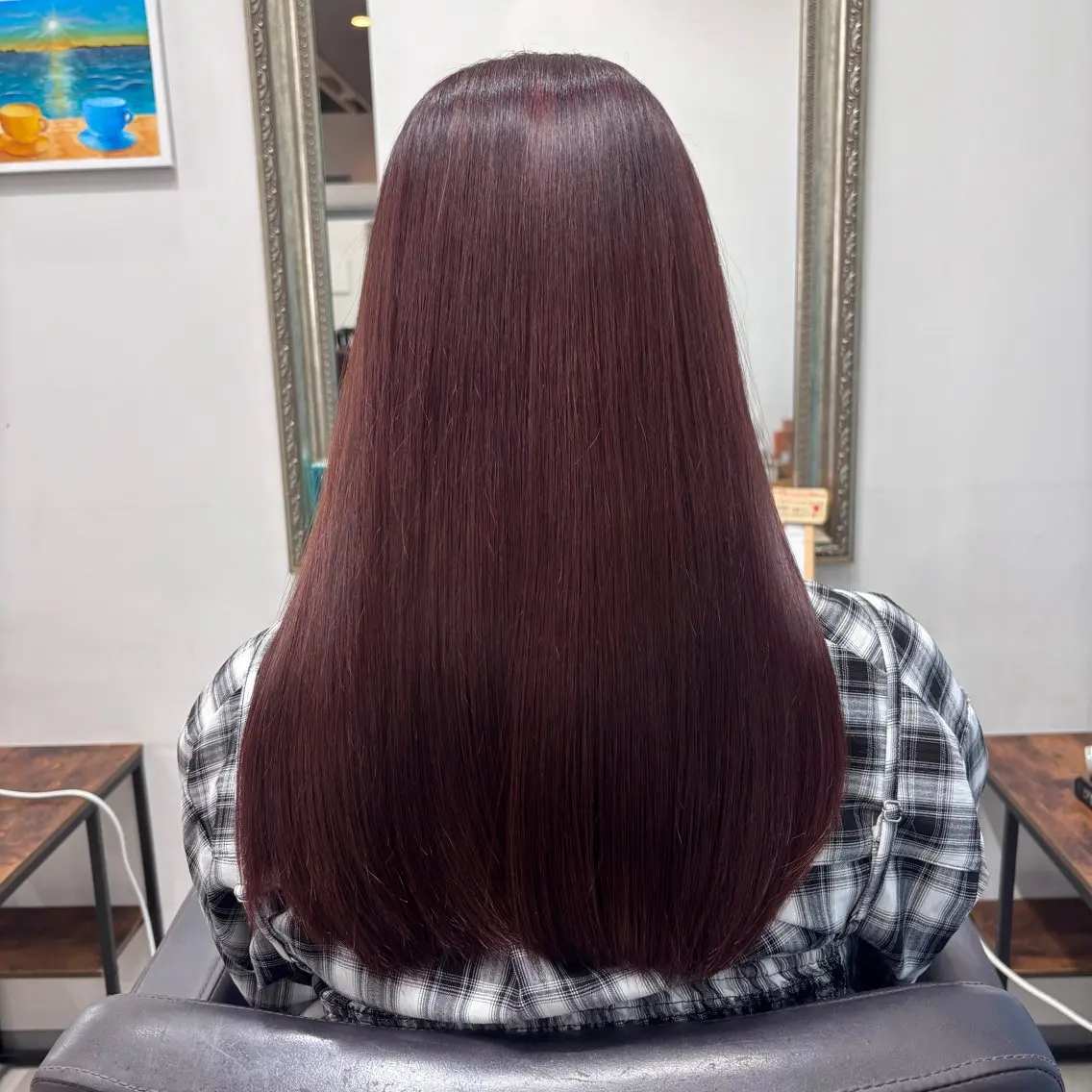 カラー ブラウンカラー ピンクカラー ヘアカラー uchla sayaのヘアスタイル