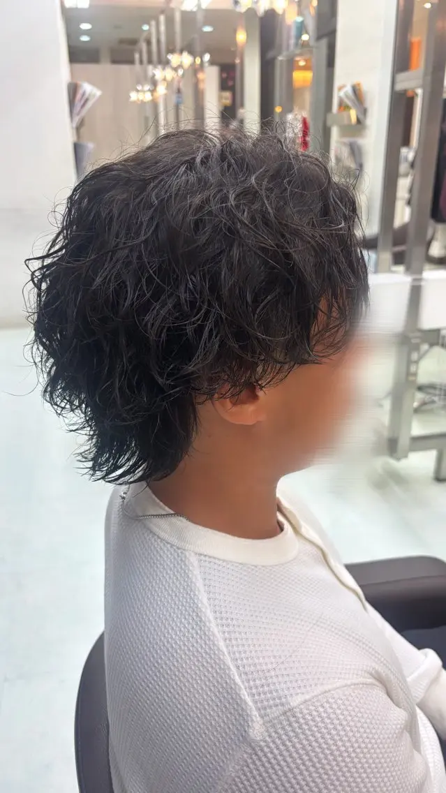 メンズ カット パーマ WiLL 梶岡日菜のヘアスタイル