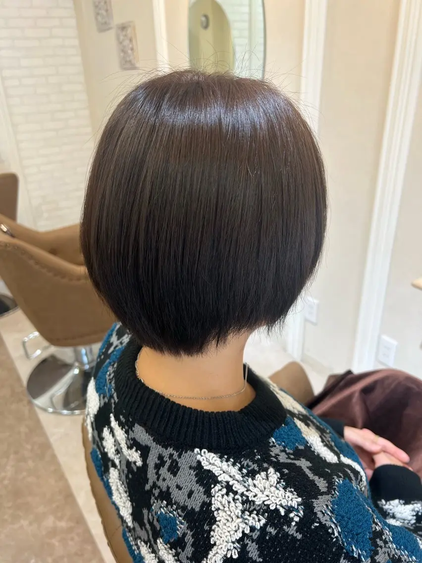 ショート ヘアケアソムリエ MIKUのヘアスタイル