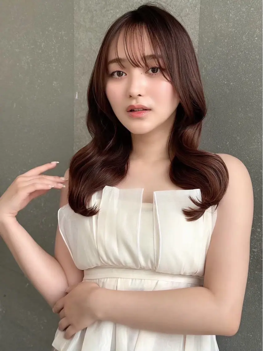 ロング カラー ヘアアレンジ ⭐️巻ける縮毛矯正/ レイヤー to-kiのヘアスタイル