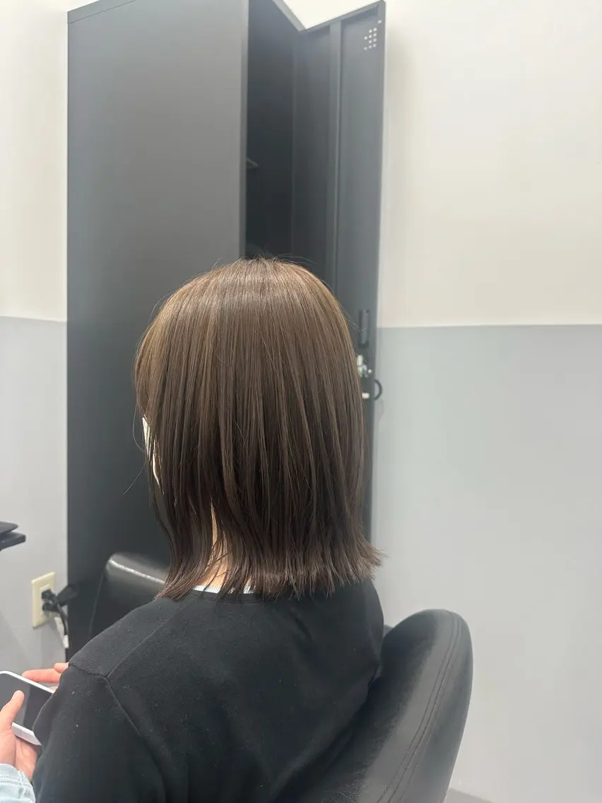 ミディアム ナチュラル🎀透明感 カラー/香香のヘアスタイル