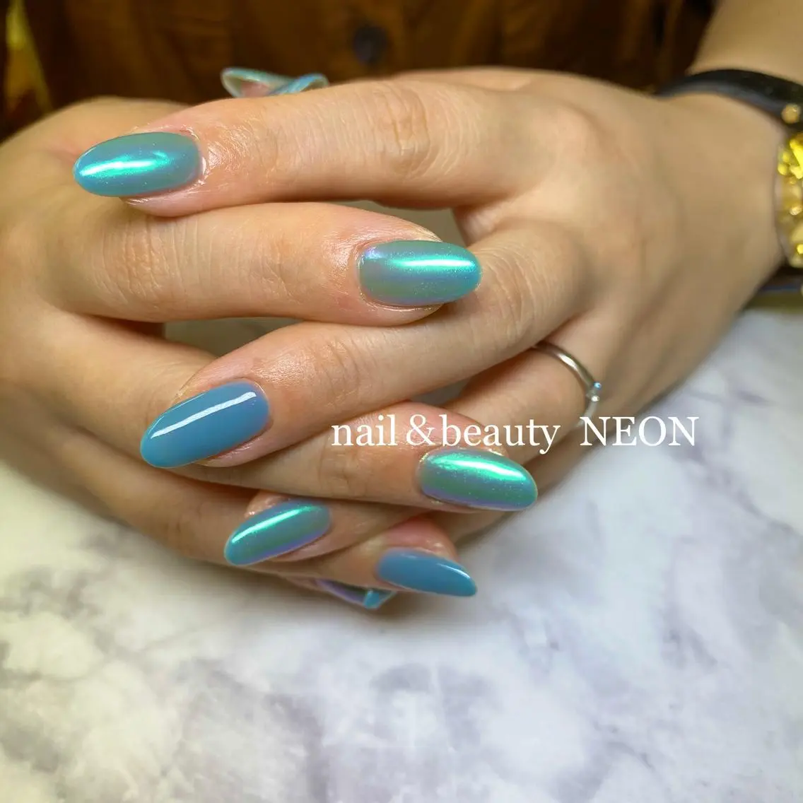 ネイル ミラーネイル C.Nail ネイリストのネイルデザイン