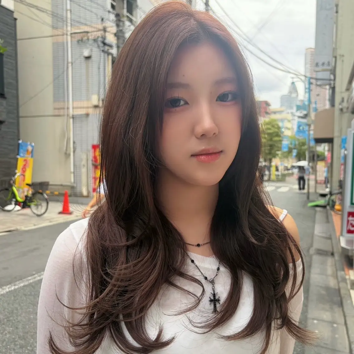 ロング ヘアカラー 𝑯𝒂𝒏𝒂🎀 colorlistのヘアスタイル